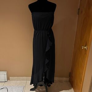 Mudd Black Strapless Maxi Dress